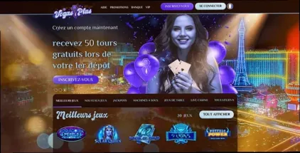 Vegas plus casino bonus 500€ + 100 tours gratuits